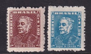 Brazil  1954 , Duke of Caxias, Politician  MNH # 795-796