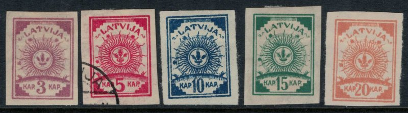 Latvia #25-9*/u  CV $1.25 mostly mint