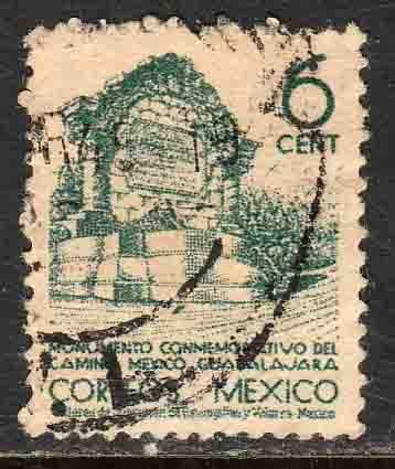 MEXICO 789 6¢ 1934 Definitive Wmk S.H.C.P. USED. F-VF. (1011)