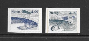 FISH - NORWAY #1215-16 (singles)  MNH