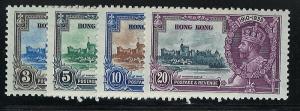 Hong Kong 147-150! MNH!!! King George V! Silver Jubilee!