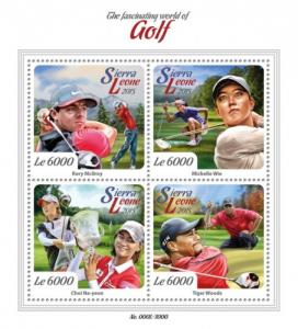 SIERRA LEONE 2015 SHEET GOLF SPORTS srl15708a