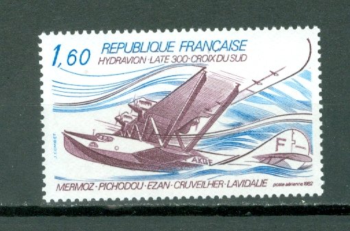 FRANCE SEAPLANE  #C55...MNH...$0.80