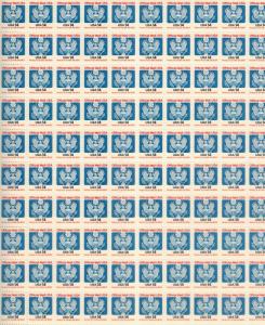 US #O129A   14c  Official Mail   Full sheet of 100  MNH