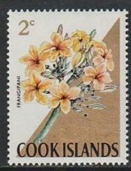 1967 Cook Islands - Sc 201 - MNH VF - 1 single - Frangipani