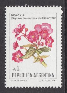 Argentina 1524 Flowers MNH VF