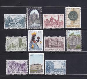 Luxembourg 389-399 Set MNH Various (A)