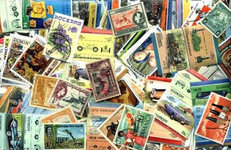 British West Indies Stamp Collection - 500 Different Stamps