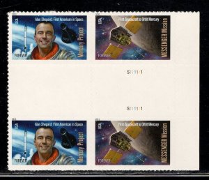 UNITED STATES SC# 4527-28 HORZ. GUTTER PL# BLK/4 VF/NH