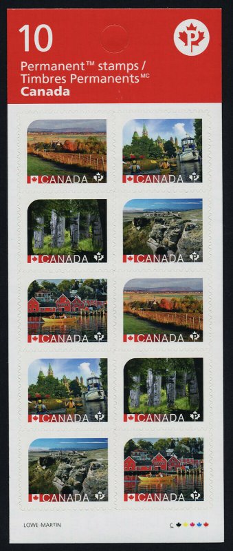 Canada 2894a Booklet MNH - UNESCO World Heritage Sites, Boat, Architecture