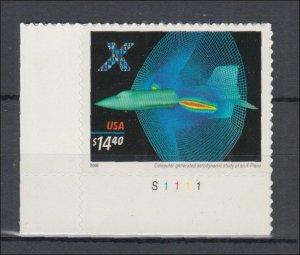 ​USA Sc#4019  X-Plane MNH with Plate S1111