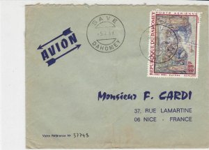 Rep Du Dahomey1969 Airmail Save Dahomey Cancels Nativity Stamp Cover Ref 30674