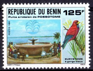 BENIN 1993 Sc#693 BIRD WELL OF POSSOTOME EURYSTOME Single MNH