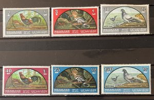 Sharjah & Dependencies #C28-C33 MNH Set- SCV=$10.95
