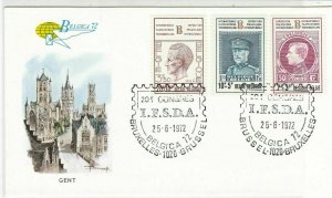 Belgium 1972 I.F.S.D.A. Congress Slogan Cancel Int. Ex.Stamps FDC Cover Ref25454