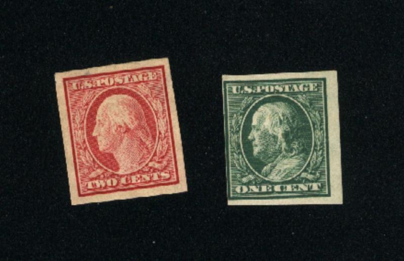 USA #343, 344   Mint 1908-09 PD
