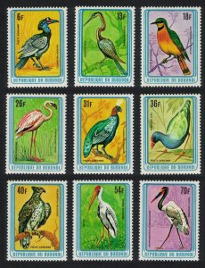 Burundi Hornbill Anhinga Flamingo Eagle Stork Birds 9v Airmail SG#1327-1335