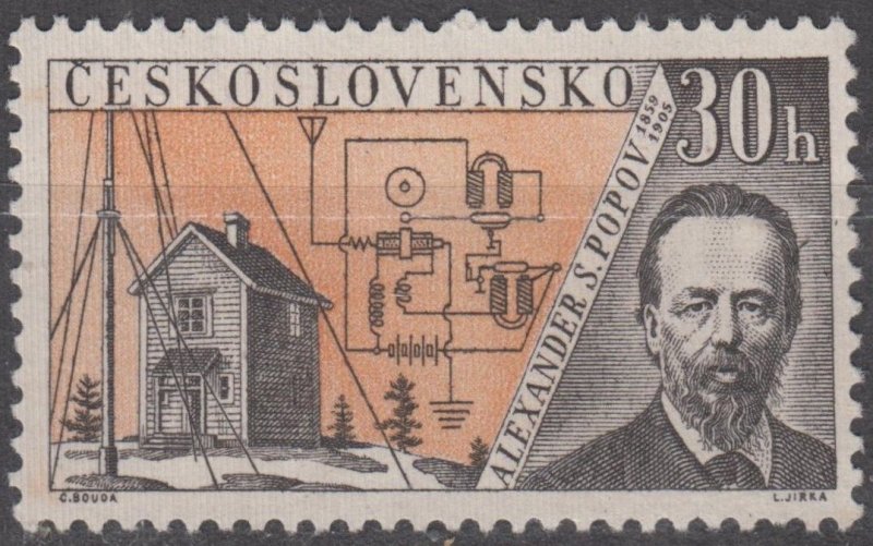 Czechoslovakia Scott #950 1959 Unused no gum