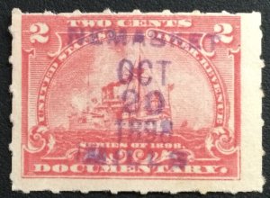 US Used #R164 Single CDS Battleship SCV $.30 L25