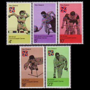 NEW ZEALAND 1974 - Scott# 547-51 Comm.Games 4-10c NH