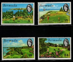 BERMUDA Scott 284-287 MNH** Golf courses set 1971 issue