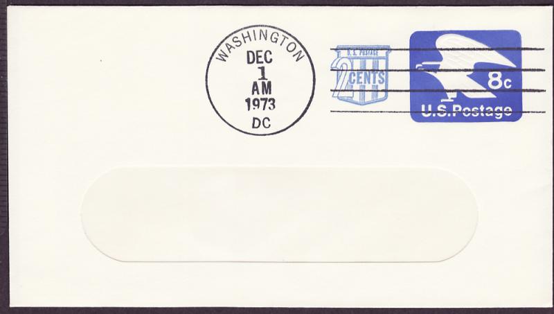 U566 Eagle Revalued uncacheted window FDC