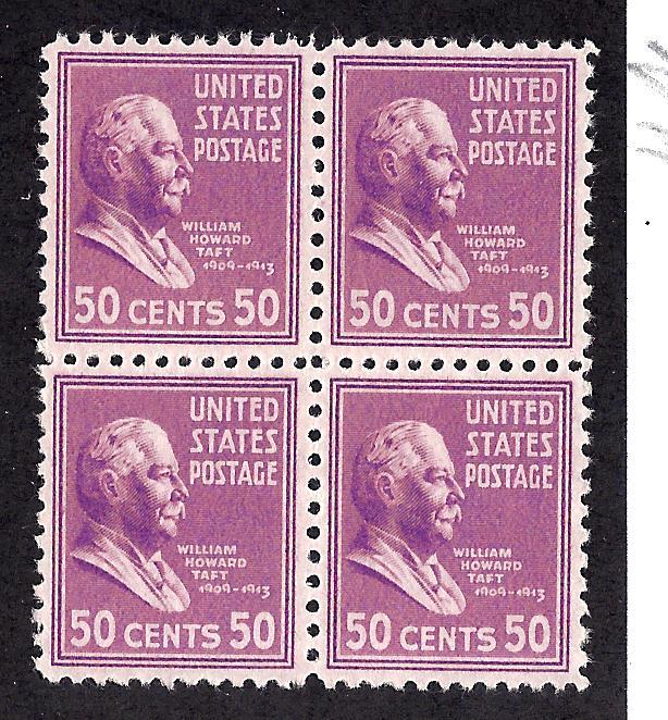 831 Mint,OG,NH... Block of 4... SCV $22.00