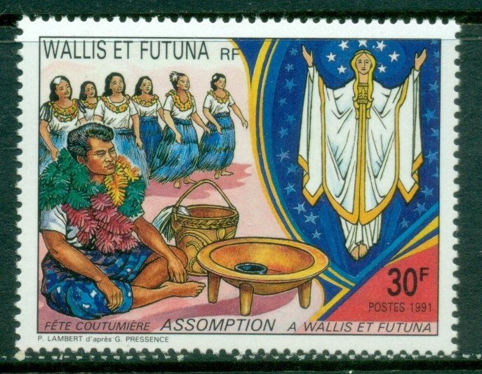 Wallis & Futuna 1991 Feast of Assumption MUH