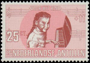 Netherlands Antilles #B97-B100, Complete Set(4), 1969, Children, Hinged