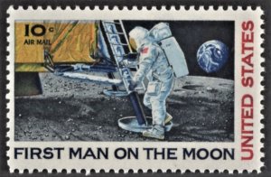 US C76 MNH VF 10 Cent Moon Landing