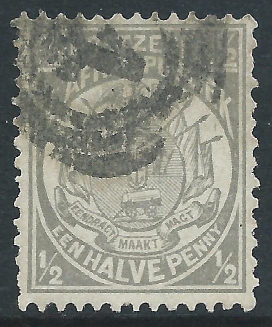 Transvaal, Sc #123, 1/2d Used