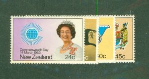 NEW ZEALAND 776-9 MH BIN $2.00