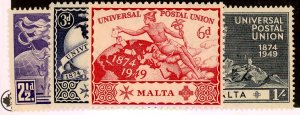 Malta, Scott #225-28, Mint, Never Hinged, complete set