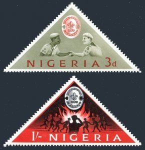 Nigeria 145-146,146a,MNH.Michel 136-137,Bl.1. 11th Boy Scout Jamboree,1963.