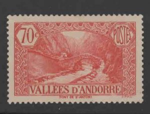 Andorre (French) Andorra Scott 43 MH* 1931 stamp