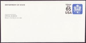 UO82 Official Mail mint entire