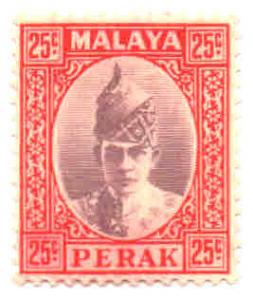 Malaya - Perak Scott 92 UN Hinged