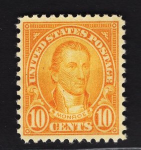 US #642 10c Orange Monroe MINT NH   SCV $5.50