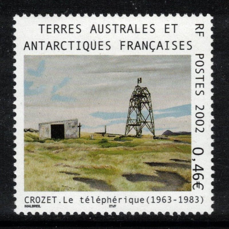 FRENCH ANTARCTIC 2002 Telegraph Station; Scott 303, Yvert 329; MNH