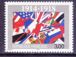 France 2679 MNH 1998 End of World War I 80th Anniversary Issue