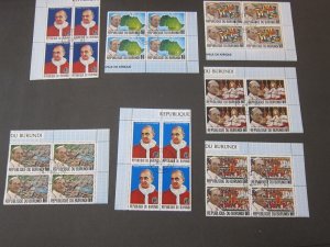 Burundi 1969 Sc B38-44 CTO BLK(4) set FU