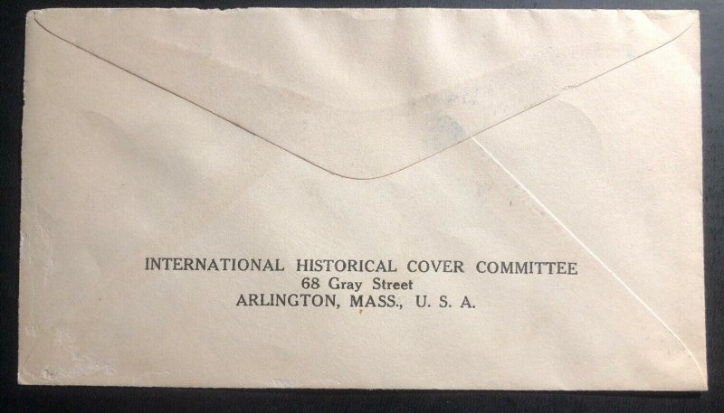 1935 Aljubarrota Portugal International Historical cover Committee