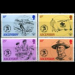 ASCENSION 1982 - Scott# 301-4 Scouting Year Set of 4 NH