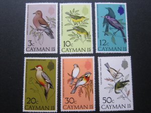 Cayman Islands 1974 Sc 322-327 set MH