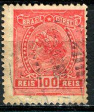 Brazil; 1918: Sc. # 210: O/Used Single Stamp