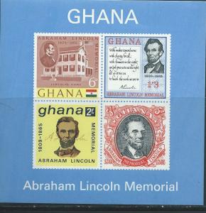 Ghana #211a Abraham Lincoln  (MNH) CV$1.60