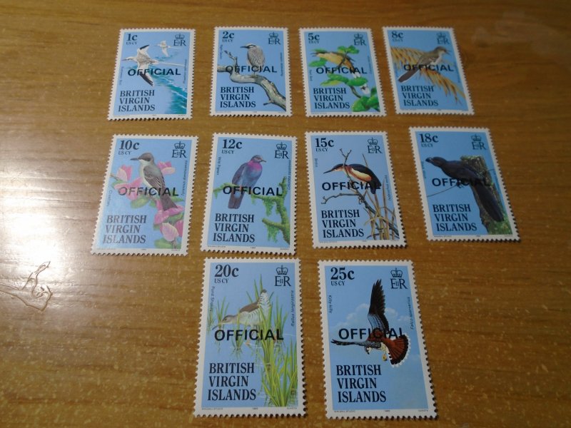 Birds : Virgin Islands  #  O16-34  MNH