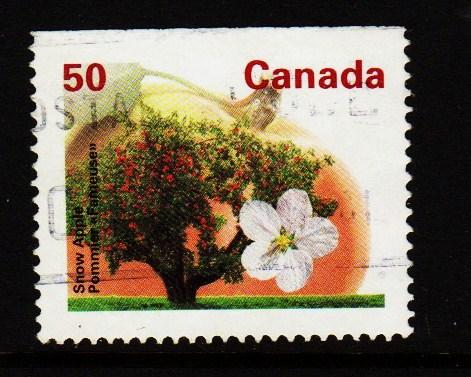 Canada - #1365a Snow Apple Booklet Single - Used