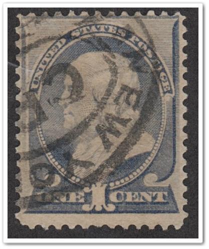 SC#212 1¢ Franklin (1887) Used  