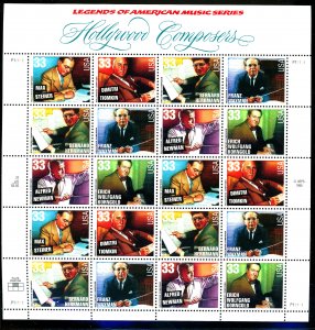 U.S. #3339-3344 FULL SHEET